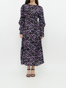 HM x Black Floral Maxi Dress (M)