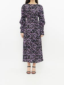 HM x Black Floral Maxi Dress (M)