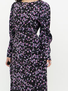 HM x Black Floral Maxi Dress (M)