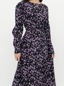 HM x Black Floral Maxi Dress (M)