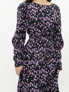 HM x Black Floral Maxi Dress (M)