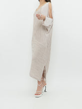 Load image into Gallery viewer, Vintage x Taupe Cozy Cotton Off-Shoulder Dress (S-L)