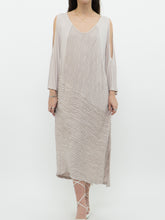 Load image into Gallery viewer, Vintage x Taupe Cozy Cotton Off-Shoulder Dress (S-L)