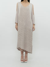 Load image into Gallery viewer, Vintage x Taupe Cozy Cotton Off-Shoulder Dress (S-L)