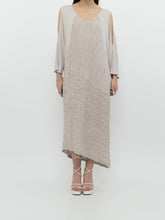 Load image into Gallery viewer, Vintage x Taupe Cozy Cotton Off-Shoulder Dress (S-L)