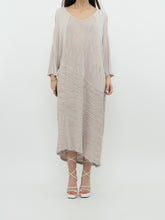 Load image into Gallery viewer, Vintage x Taupe Cozy Cotton Off-Shoulder Dress (S-L)