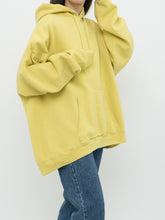Load image into Gallery viewer, Vintage x HANES Faded Lime Yellow Hoodie (S-2XL)