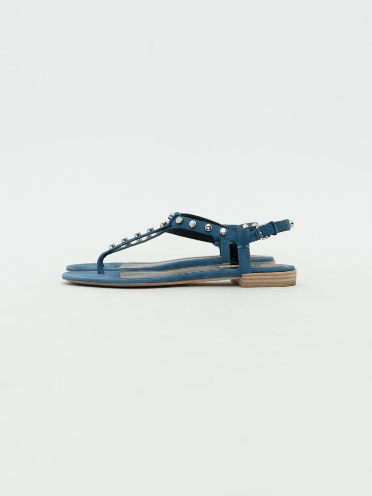 Balenciaga sandals blue online