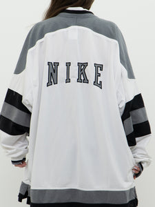 Vintage x NIKE White & Grey Track Jacket (XS-XXL)