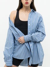 Load image into Gallery viewer, Vintage x Light Blue Pin Stripe Button Up (S-XL)