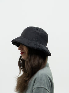 Modern x Insulated Black Bucket Hat (O/S)