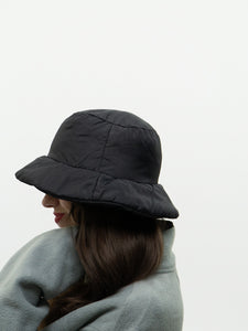 Modern x Insulated Black Bucket Hat (O/S)