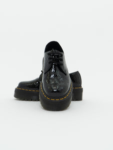 DOC MARTENS x Deadstock x Glossy Leopard Platform Loafers (5 M, 6 W)