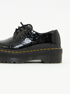 DOC MARTENS x Deadstock x Glossy Leopard Platform Loafers (5 M, 6 W)