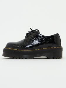 DOC MARTENS x Deadstock x Glossy Leopard Platform Loafers (5 M, 6 W)