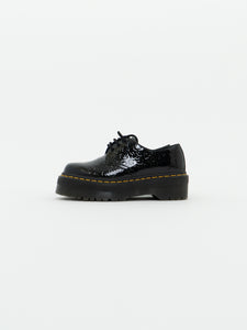 DOC MARTENS x Deadstock x Glossy Leopard Platform Loafers (5 M, 6 W)