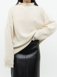 Modern x Cream Knit Mockneck Sweater (XS-XL)