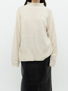 Modern x Cream Knit Mockneck Sweater (XS-XL)