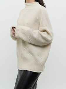 Modern x Cream Knit Mockneck Sweater (XS-XL)
