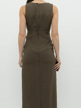 Load image into Gallery viewer, Vintage x Made in Canada x BEECHERS BROOK Beige &amp; Brown Plaid Dress