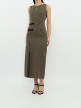 Load image into Gallery viewer, Vintage x Made in Canada x BEECHERS BROOK Beige &amp; Brown Plaid Dress