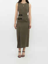 Load image into Gallery viewer, Vintage x Made in Canada x BEECHERS BROOK Beige &amp; Brown Plaid Dress