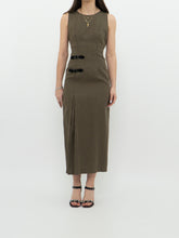 Load image into Gallery viewer, Vintage x Made in Canada x BEECHERS BROOK Beige &amp; Brown Plaid Dress