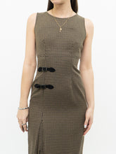 Load image into Gallery viewer, Vintage x Made in Canada x BEECHERS BROOK Beige &amp; Brown Plaid Dress