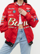 Load image into Gallery viewer, Vintage x NASCAR x BUDWEISER Racing Jacket (S-L)