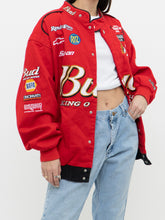 Load image into Gallery viewer, Vintage x NASCAR x BUDWEISER Racing Jacket (S-L)