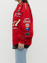 Load image into Gallery viewer, Vintage x NASCAR x BUDWEISER Racing Jacket (S-L)