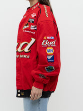 Load image into Gallery viewer, Vintage x NASCAR x BUDWEISER Racing Jacket (S-L)