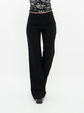 Load image into Gallery viewer, Vintage x SANDRA ANGELOZZI Black Pleated Mid-Rise Pant (S, M)