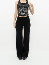 Load image into Gallery viewer, Vintage x SANDRA ANGELOZZI Black Pleated Mid-Rise Pant (S, M)