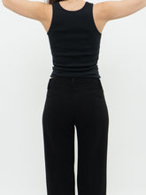 Load image into Gallery viewer, Vintage x SANDRA ANGELOZZI Black Pleated Mid-Rise Pant (S, M)