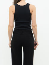 Load image into Gallery viewer, Vintage x SANDRA ANGELOZZI Black Pleated Mid-Rise Pant (S, M)