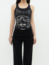 Load image into Gallery viewer, Vintage x SANDRA ANGELOZZI Black Pleated Mid-Rise Pant (S, M)