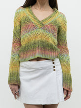 Load image into Gallery viewer, Vintage x Made in Turkey x Wool, Mohair Patterned Knit (XS-M)