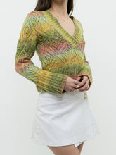 Load image into Gallery viewer, Vintage x Made in Turkey x Wool, Mohair Patterned Knit (XS-M)