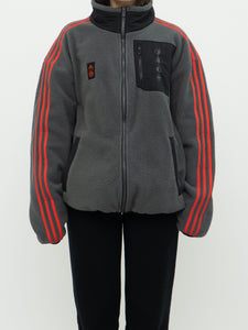 FC BEYERN MUNCHEN x ADIDAS x Red Stripe Fleece (M, L)