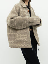 Load image into Gallery viewer, Vintage x Pure Wool Llama Pattern Jacket