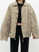 Load image into Gallery viewer, Vintage x Pure Wool Llama Pattern Jacket