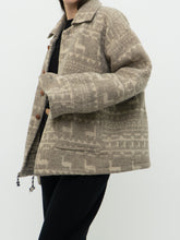 Load image into Gallery viewer, Vintage x Pure Wool Llama Pattern Jacket