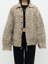 Load image into Gallery viewer, Vintage x Pure Wool Llama Pattern Jacket