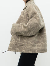 Load image into Gallery viewer, Vintage x Pure Wool Llama Pattern Jacket