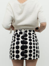 Load image into Gallery viewer, Vintage x Made in Canada x LE CHATEAU Dotted Mini Skirt (S, M)