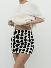 Load image into Gallery viewer, Vintage x Made in Canada x LE CHATEAU Dotted Mini Skirt (S, M)