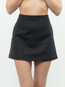 WILFRED x Grey Wool Mini Skirt (S, M)