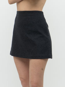 WILFRED x Grey Wool Mini Skirt (S, M)