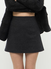 Load image into Gallery viewer, WILFRED x Grey Wool Mini Skirt (S, M)